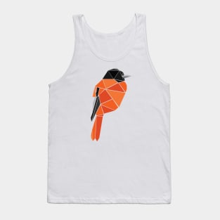 Geometric Oriole Bird Tank Top